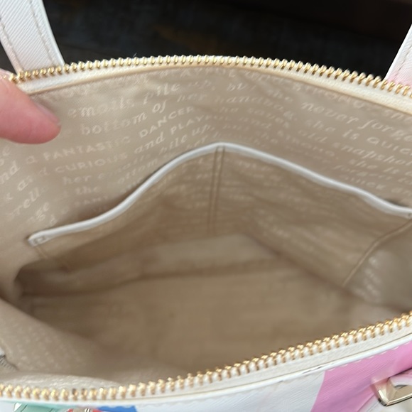 Kate Spade Cedar Street multi striped maise satchel. - Picture 5 of 10